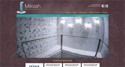 Desktop Screenshot of mikvahcm.com